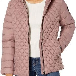 Madden girl pink puffer jacket